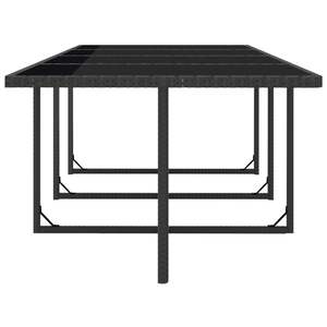 Conjunto de Comedor Grande para Exteriores con Estructura de Acero Negro y Fundas Extraíbles, Muebles de Jardín - Product Image 6