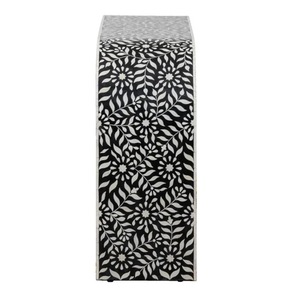 ILAHI's Bone Inlay Table Modern Design Agate Detailing Storage Portable Home Furniture - Product Image 2