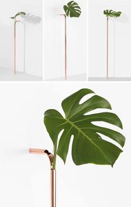 Florero de Cobre Minimalista de Última Moda, Soporte Decorativo Alto para un Solo Tallo, Decoración para el Hogar - Product Image 1