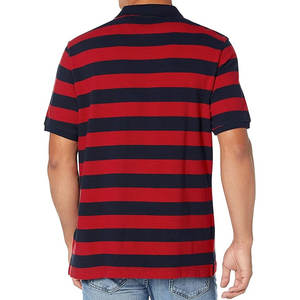 เสื้อโปโลแขนสั้นระบายอากาศได้ดีลายโลโก้สีพื้นสำหรับผู้ชายเทรนด์แฟชั่นใหม่เครื่องแบบทางการ - Product Image 4