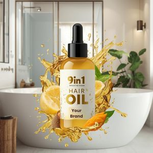 Fabricante ODM/OEM de Aceite Capilar 9 en 1, Nutritivo, Hidratante, Aceites Capilares Naturales Premium, Suministro al por Mayor y Formulaciones Personalizadas - Product Image 1