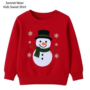 Pull en tricot 100% coton unisexe pour enfants, hauts mignons - Product Image 1