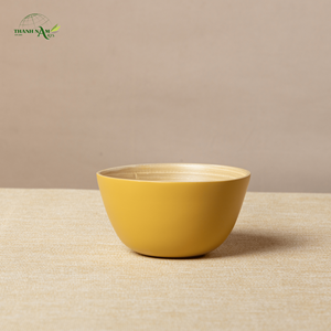 ชามไม้ไผ่สาน ดีไซน์งานฝีมือจากธรรมชาติ สำหรับบ้านและห้องครัว โซลูชั่นภาชนะบนโต๊ะอาหารที่เป็นมิตรต่อสิ่งแวดล้อม - Product Image 1