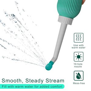 Botella Portátil para Lavado Íntimo Yoni de 500 ml con Boquilla Limpiadora y 4 Puntas, Bidé de Higiene Femenina para Viajes, Postparto y Cuidado del Bebé - Product Image 2