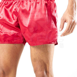 Pantalones Cortos de Muay Thai de Alta Elasticidad, Cintura Ajustable, Estilo Nuevo, MOQ Bajo, en Venta - Product Image 4