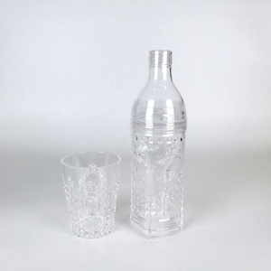 Botella y taza de agua de bebida de plástico Acrílico - Product Image 4