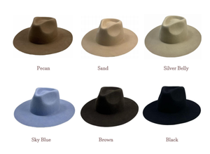 Chapeau Fedora à large bord, couleur unie, protection solaire, design personnalisé, décoration à pompon, décontracté, pour l'extérieur, pêche - Product Image 6