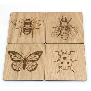 Premium MDF Laser Engraved Coasters Durable Home Decor for <b>Table</b> <b>Protection</b> Carved Craftsmanship Mats & Pads - Product Image 1