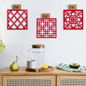 Salvamanteles Metálico de Estilo Moderno para Utensilios Calientes, Resistente al Calor, Protector de Mesa de Cocina, Salvamanteles Metálico Decorativo Resistente al Calor para Comedor - Product Image 2