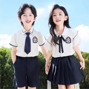 Uniformes Escolares de Manga Larga y Manga Corta para Niños y Niñas de Primaria y Secundaria - Product Image 5