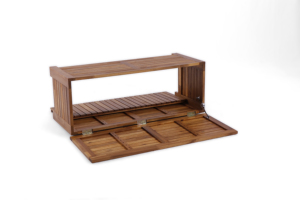 Caja de Almacenamiento de Madera para Jardín, Diseñada para Combinar Almacenamiento Exterior Funcional con una Apariencia de Madera Natural - Product Image 5