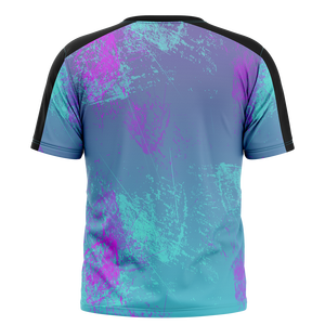 Camiseta Deportiva de Manga Corta para Hombre, Cuello Redondo, Secado Rápido, Transpirable, Lisa, para Sublimación - Product Image 2