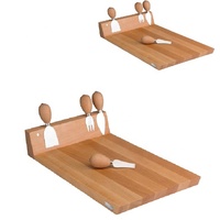 Planche à découper cuisine bambou sac créatif multifonction OEM personnalisé en acier tungstène Logo Note de temps bloc de cuisine pièce d'équilibre
