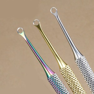 BAfa Nuevo Empujador de Cutículas Cuadrado de Acero Inoxidable de Doble Punta Reutilizable, Herramienta Espátula para Manicura y Remover Uñas BSI-NP-8951 - Product Image 5