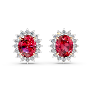 Boucles d'oreilles en argent 925 avec diamant de laboratoire pour femmes, certifiées IGI, RJC, ODM, OEM, fabricant éthique de bijoux fins, vente en gros EA502229 - Product Image 1