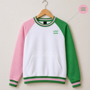 Sudadera Cosh International con Bordado Griego para Mujer, Personalizada, Cuello Redondo |   Sudaderas de Felpa de Algodón Bordadas para Mujer, Estilo Sorority - Product Image 1