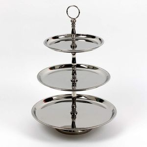 Base para Pastel de Aluminio Dorado, Venta al Por Mayor, Hecha a Mano, Elegante, para Bodas y Eventos, Marca CRAFT ASCENT, MOQ de 50 Piezas - Product Image 1