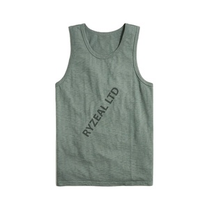 100% camisetas sin mangas para hombres de calidad superior Chaleco de verano informal cómodo hecho de algodón ligero diseño elegante - Product Image 1