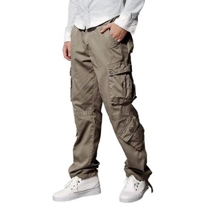 Pantalon cargo pour homme, confortable, mode outdoor, coupe droite décontractée pour les activités quotidiennes - Product Image 3