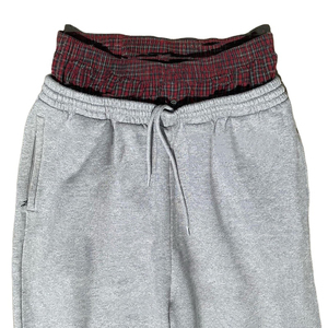 <b>Wholesale</b> Acid Wash Jogger Flare Men's Pants Washed Streetwear Polyester/Cotton Wide Leg <b>Flared</b> <b>Sweatpants</b> Casual Style OEM - Product Image 4