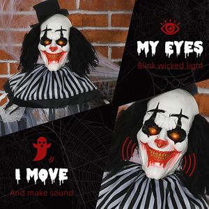 Decorazioni di Halloween da Esterno con Clown Striato in Bianco e Nero - Product Image 5