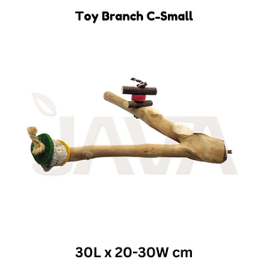 Juguete de Madera de Café Ecológico y Duradero para Pájaros, Rama para Pájaros C S - Product Image 2