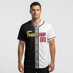 เสื้อเบสบอลผู้ชายแบบใหม่พิมพ์ลายข้ามพรมแดน แห้งเร็ว คอกลม โพลีเอสเตอร์ 100% สำหรับฤดูร้อน เหมาะสำหรับการฝึกซ้อมกีฬาและวิ่ง - Product Image 6