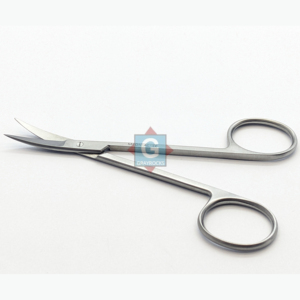 Tijeras de Disección Metzenbaum Curvas, Puntas Redondeadas, Acero Inoxidable, Certificación C-Tick, Instrumentos Quirúrgicos Clase I, para Cirugía General Manual - Product Image 1