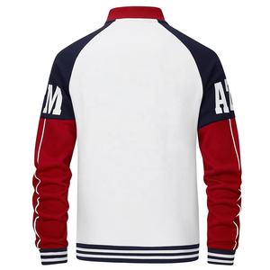 Embroidery Imported Custom Manufacturer High Quality Stand Collar Winter Letterman Varsity <b>Jackets</b> for Men <b>with</b> <b>Fleece</b> <b>Lining</b> - Product Image 4