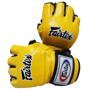 Guantes de MMA Personalizados de Primera Calidad al Por Mayor RTS, Color Amarillo, Fair Tex, Cómodos, Estampados, AI-MG-35 - Product Image 2