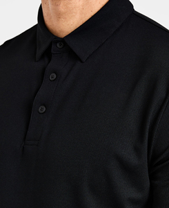 Camiseta de Hombre de Manga Corta, Color Sólido, Tejido de Algodón, Transpirable, Corte Regular, Estilo Casual Elegante, Logotipo Frontal, Antiarrugas - Product Image 5