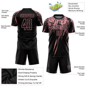 Customizable Children's Soccer Jersey Set Digital Printed <b>Training</b> Wear with Team Name top Logo Includes Top and <b>Socks</b> - Product Image 6