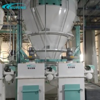 Ligne de production complète de granulés d'aliments pour poules pondeuses Mufeng |   Équipement de moulin à granulés à matrice annulaire de 5 à 10 tonnes par heure pour l'alimentation des poulets en élevage