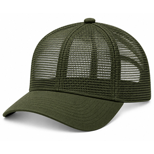 Casquette Trucker Personnalisée en Maille Intégrale avec Visière Courbe, Respirante, pour Activités de Plein Air, Pêche, Chasse, avec Logo Personnalisé, Chapeau d'Été – Vente en Gros - Product Image 1