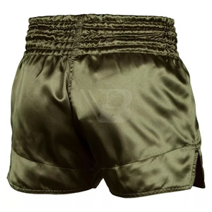 Pantalones Cortos de Boxeo MMA Tailandés Personalizables de Alta Calidad con Logotipo, Material de Algodón al por Mayor con Bolsillos para Artes Marciales - Product Image 3