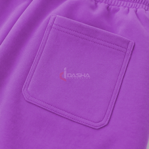 Pantalon de survêtement ample et décontracté pour homme, personnalisé, avec cordon de serrage, en coton tricoté épais 100%, vente en gros OEM - Product Image 4