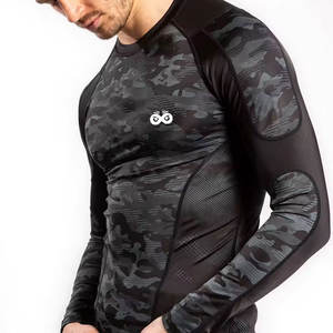 Camisetas de Compresión para Hombre de Secado Rápido, Precio al por Mayor, Lisas, Teñidas, Marca Privada, Camisetas de Compresión para Hombre, Pakistán - Product Image 4