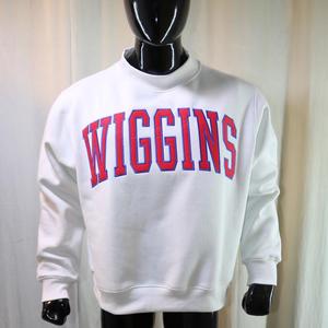 Sweat-shirts WIGGINS à col montant 450 GSM, broderie personnalisée avec nom, coupe ample et oversize, en molleton 100% coton French Terry - Product Image 4