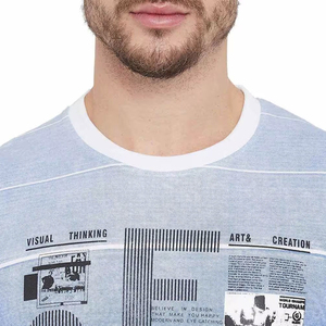 เสื้อยืดโอเวอร์ไซส์พิมพ์ลายคุณภาพสูง ผ้าฝ้าย 100% สำหรับผู้ชาย ระบายอากาศได้ดี ไม่ยับ แห้งเร็ว ปรับแต่งได้ - Product Image 6