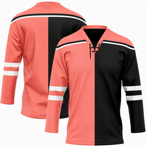 Jersey de Hockey sobre Hielo de Alta Calidad con Nombre del Equipo Impreso en la Parte Delantera, Personalizable, Unisex, 100% Poliéster, Antibacteriano - Product Image 5