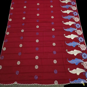 Hiyab de Chifón para Mujer, con Bordado Floral y Pedrería, Ligero, Transpirable, Multicolor, Étnico, Proveedor Mayorista, Suave - Product Image 2