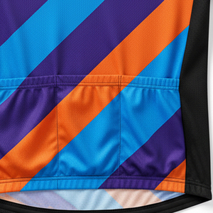 Maillot de Ciclismo Sublimado Colorido, Antiencogimiento, Secado Rápido, Bolsillos Reforzados, Ropa de Ciclismo Profesional para Carretera - Product Image 4