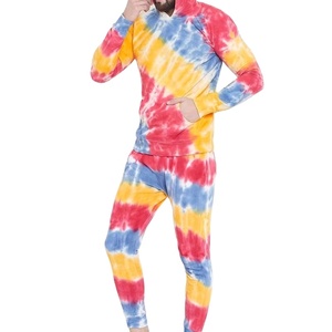 Men's <b>Tie</b> <b>Dye</b> Tracksuit High Quality Polyester Cotton Jogging Wear with Custom Logo Wholesale Trending Winter Printed Sportswear - Product Image 1