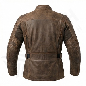 Veste de moto en cuir véritable pour homme de qualité supérieure, nouvelle arrivée, vestes de moto d'hiver, protections amovibles, personnalisables - Product Image 2