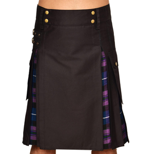 Kilt Moderno de Tartán para Hombre, Diseño Escocés del Clan Cumming de 8 Yardas, Hecho de Tela de Lana Acrílica de 16 oz, Color/Talla/Logotipo Personalizados, OEM Tuba - Product Image 2