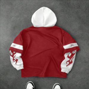 Vêtements de sport Denish, sweat à capuche zippé surdimensionné pour homme, de haute qualité, en coton molletonné, tricoté, brodé, imperméable - Product Image 2