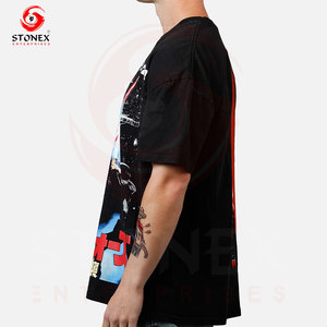 เสื้อยืดเปล่าคุณภาพสูง พิมพ์โลโก้ตามสั่ง เนื้อผ้าหนา 100% คอตตอน ผ้าฝ้ายหนาพิเศษ ไซส์ใหญ่ โอเวอร์ไซส์ สำหรับผู้ชาย - Product Image 5