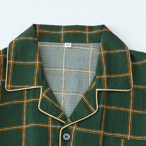 Ensemble cardigan décontracté et confortable à carreaux noirs, col rabattu, idéal pour le printemps, l'été, l'automne et l'hiver, 4 saisons - Product Image 3