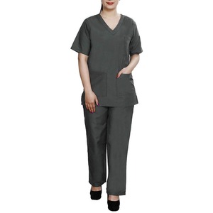Polyester Made Stretchable Hospital Wear Women <b>Scrub</b> Uniform <b>Sets</b> / Latest Design Women's Stylish Medical <b>Scrubs</b> Nursing Uniform - Product Image 4