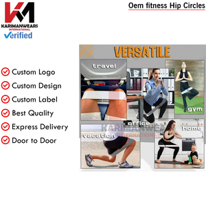 Adjustable Hip Circle Band Men Women Gym Glute Workout Resistance Training OEM Supplier - Product Image 4